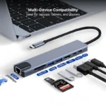 4K 8-in-1 USB C HUB - Image 2
